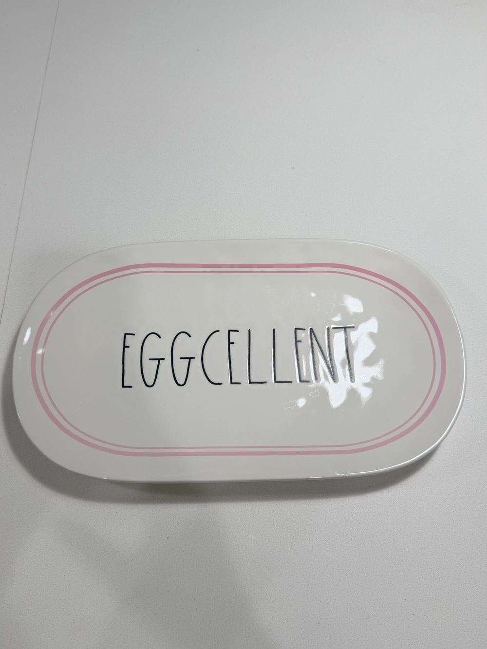 Rae Dunn Eggcellent Serving Platter